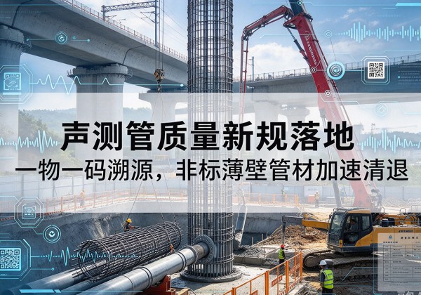 武冈声测管质量新规落地，一物一码溯源，非标薄壁管材加速清退